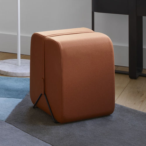 Pouf design - MOBIDEC  - Ligne Roset - en polyuréthane / en cuir / en tissu