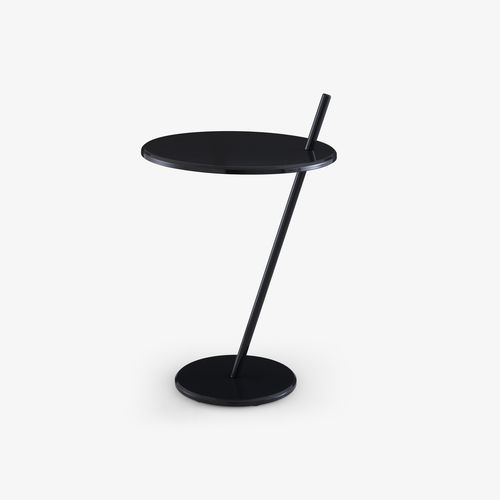 Table d'appoint design - GOOD EVENING - Ligne Roset - en acier laqué / en MDF / avec piètement en acier laqué
