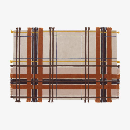 Tapis contemporain - FERGUS - Ligne Roset - à rayures / capitonné / en laine