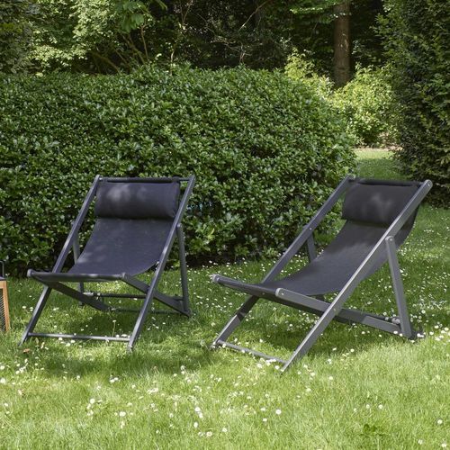 Transat contemporain - SABBIA - Ligne Roset - en Batyline® / en aluminium laqué / d'extérieur