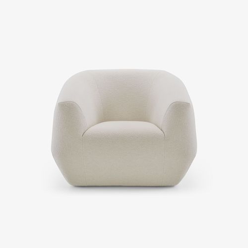 Fauteuil design original - UNCOVER - Ligne Roset - en tissu / en polyester / avec repose-pieds