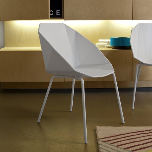 Chaise design - ROCHER - Ligne Roset - d'intérieur / urbaine / en tissu