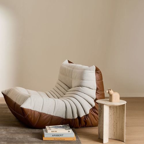 Chauffeuse moderne - TOGO BOSS - Ligne Roset - en cuir / en tissu / tapissée