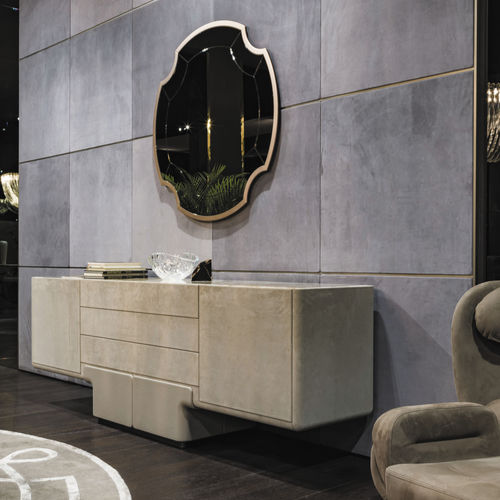 Buffet contemporain - DO  - LONGHI S.p.a. - en noyer / en MDF / en ébène