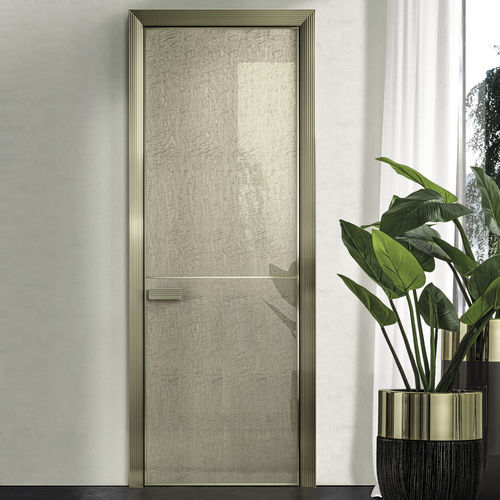 Porte battante - IANUS  - LONGHI S.p.a. - d'intérieur / en verre / en aluminium