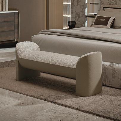 Banquette modulable - MYRA - LONGHI S.p.a. - contemporaine / en tissu / en cuir