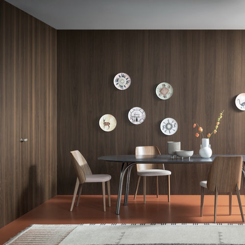 Panneau décoratif. en bois - BOISERIE - Lualdi - pour agencement intérieur / laqué / mat