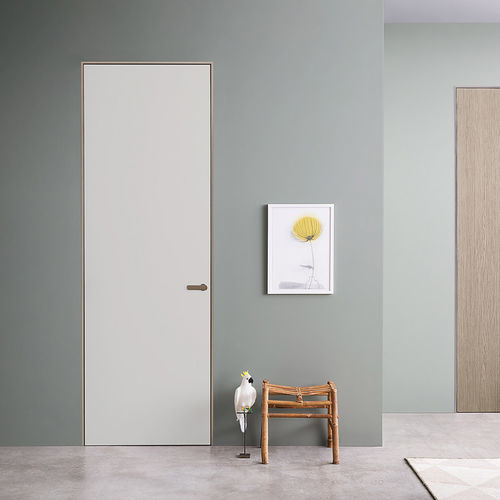 Porte d'intérieur - RASOLINE 55S - Lualdi - en bois / en aluminium / battante