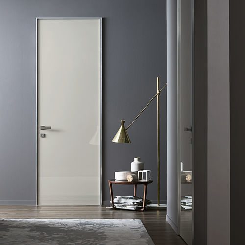 Porte d'intérieur - L41 - Lualdi - en bois / en verre / en aluminium