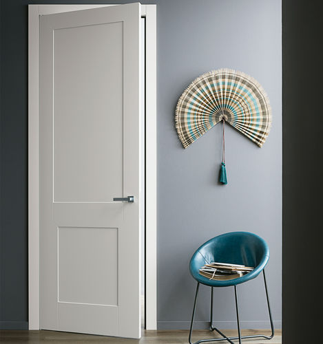 Porte d'intérieur - SAN SIRO - Lualdi - en bois / battante / contemporaine