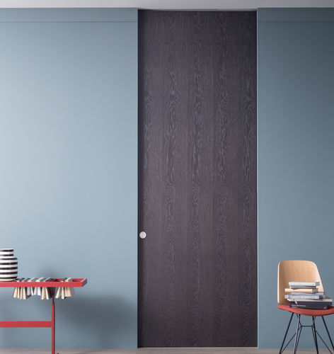 Porte d'intérieur - Internal - Lualdi - en bois / à galandage / contemporaine