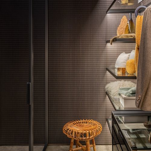 Panneau en bois de construction - Chocolat - Lualdi - rigide / pour agencement intérieur / mural