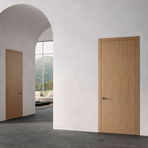 Porte d'intérieur - Filo 55s/t - Lualdi - en bois / battante / contemporaine