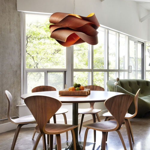 Suspension - LINK - Lzf-Lamps - en bois / design original / d'intérieur