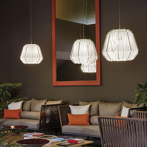 Suspension - STITCHES BAMAKO - Lzf-Lamps - en bois / contemporaine / d'intérieur