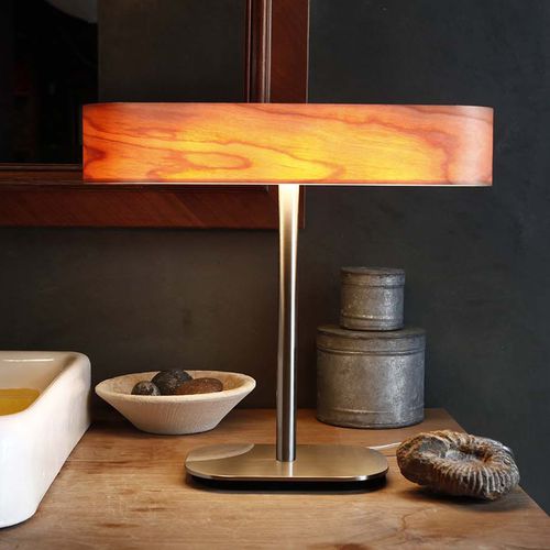 Lampe de table - I-CLUB - Lzf-Lamps - en bois / contemporaine / d'intérieur