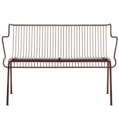 Banc de jardin contemporain - SOUTH - MAGIS - en polyester / en acier / en fil de métal