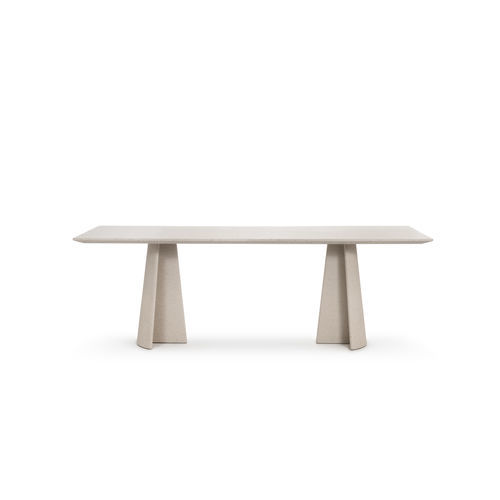 Table à manger moderne - ANCORA - MAGIS - en béton / en placage de bois / en MDF