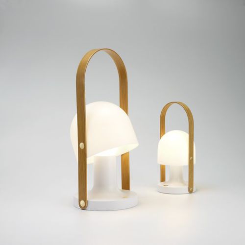 Lampe baladeuse - FOLLOWME PLUS - Marset Iluminacion - en chêne / en polycarbonate / de style