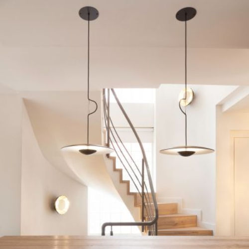Suspension - GINGER - Marset Iluminacion - en chêne / contemporaine / sans fil