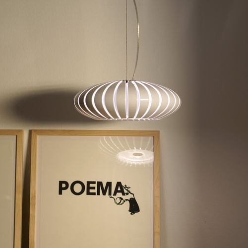 Suspension - MARANGA - Marset Iluminacion - en métal chromé / en polycarbonate / contemporaine