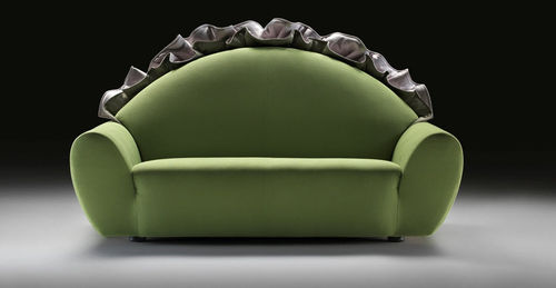 Canapé contemporain - SETTECENTO - Meritalia - en tissu / vert / par Alessandro Mendini