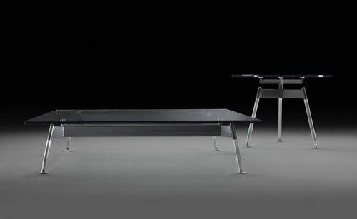 Table basse contemporaine - GIACOMINO - Meritalia - en verre / carrée / résidentielle