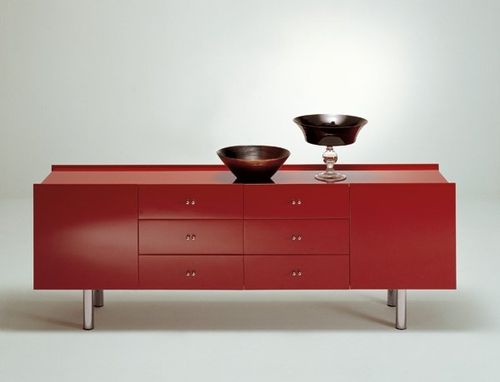 Buffet contemporain - TOBIO - Meritalia - en bois / en bois laqué