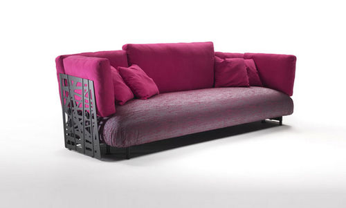 Canapé contemporain - MINOSSE - Meritalia - en tissu / multicolore / par Marc Sadler