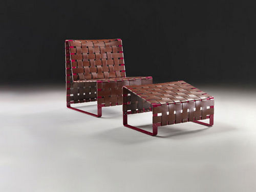 Chauffeuse contemporaine - STRIPE TEASE - Meritalia - en coton / luge