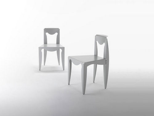 Chaise contemporaine - LIBERTÀ - Meritalia - en aluminium / résidentielle / sans accoudoirs