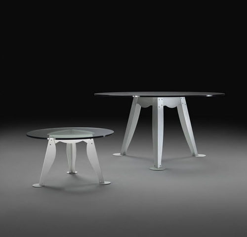 Table basse contemporaine - LIBERTA' - LIBERTINO - Meritalia - en cristal / résidentielle / d'intérieur