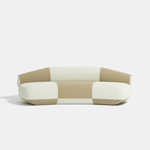 Canapé modulable - HUG - Meritalia - contemporain / en tissu / avec accoudoirs
