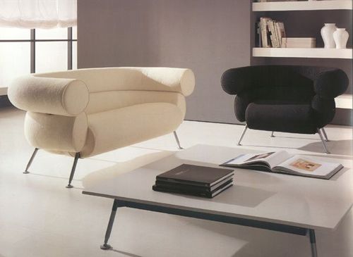 Fauteuil contemporain - GIACOMINO - Meritalia - en tissu