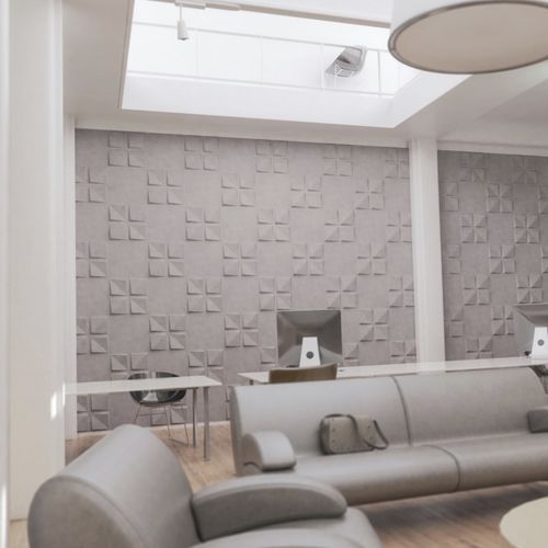 Panneau acoustique pour mur - Edge FeltForms - MIO - en PET / en plastique recyclé / carré