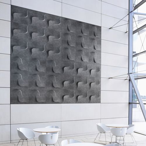Panneau acoustique pour mur - Twist FeltForms - MIO - en PET / en plastique recyclé / rectangulaire