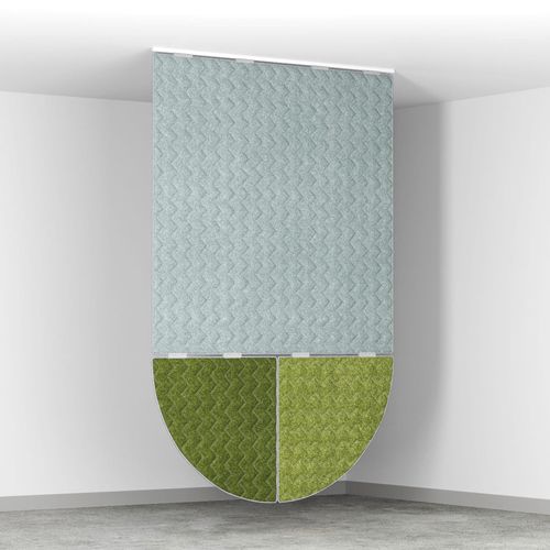 Séparateur d'espace en PET - QuiltForms 27" Quarter Circle - MIO - en plastique recyclé / professionnel / d'intérieur