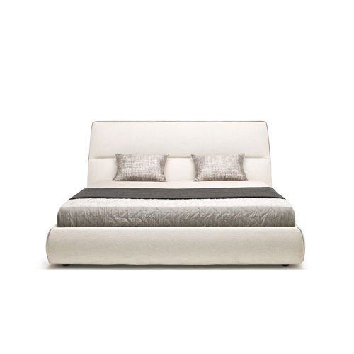 Lit double - COSY - MisuraEmme SpA - contemporain / tapissé / avec tête de lit tapissée