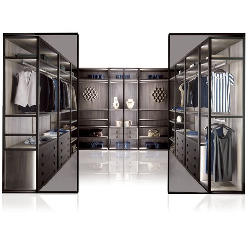 Dressing d'angle - PALO ALTO I-BOX - MisuraEmme SpA - contemporain / en mélaminé / en bois laqué