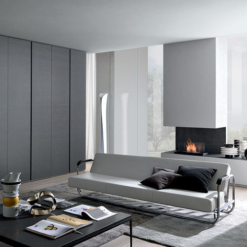 Canapé lit - AA1 - MisuraEmme SpA - contemporain / en tissu / en cuir