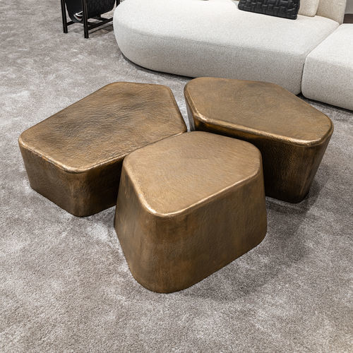 Table basse contemporaine - SEATTLE - MisuraEmme SpA - en bronze / avec piètement en bronze / résidentielle