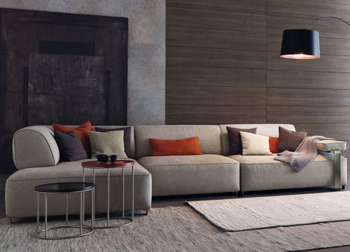 Canapé modulable - CANNES - MisuraEmme SpA - d'angle / contemporain / en tissu