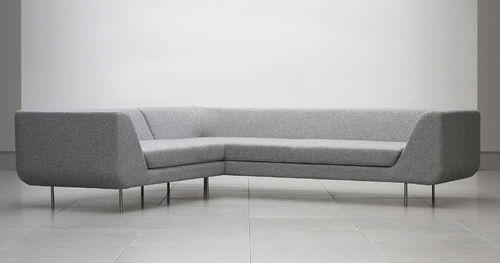Canapé d'angle - BERNARD - Modus - contemporain / en tissu / gris