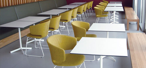 Table contemporaine - MULTI - Modus - en stratifié / pour restaurant