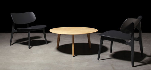 Chaise classique - PLC - Modus - en bois massif / en bois / contract