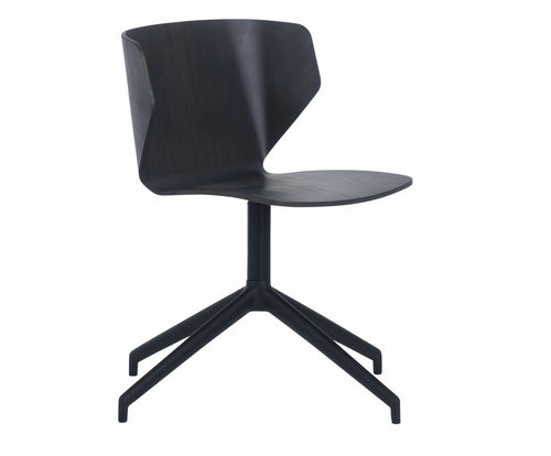 Chaise contemporaine - HOLD - Modus - en tissu / piètement étoile / pivotante