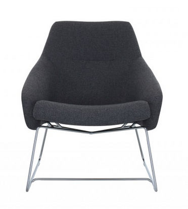 Fauteuil contemporain - RE WRAP - Modus - en cuir / luge