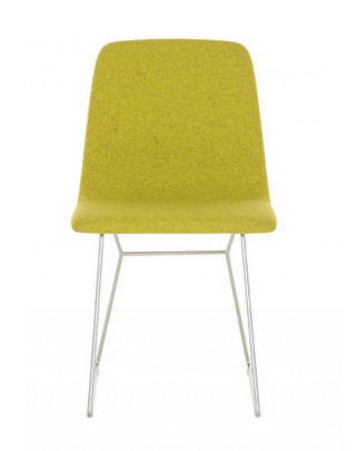 Chaise de salle à manger contemporaine - MULTI - Modus - en acier / luge / résidentielle