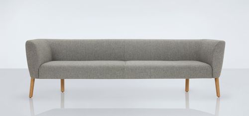 Canapé contemporain - APRIL - Modus - en tissu / gris / en bois