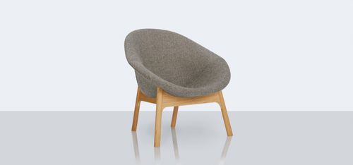 Chaise contemporaine - LILY - Modus - d'intérieur / en bois / en tissu